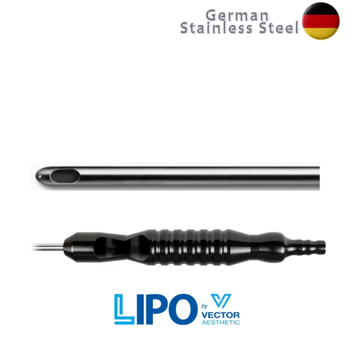 Canula aspirare dreapta model standard cu un port si maner incastrat